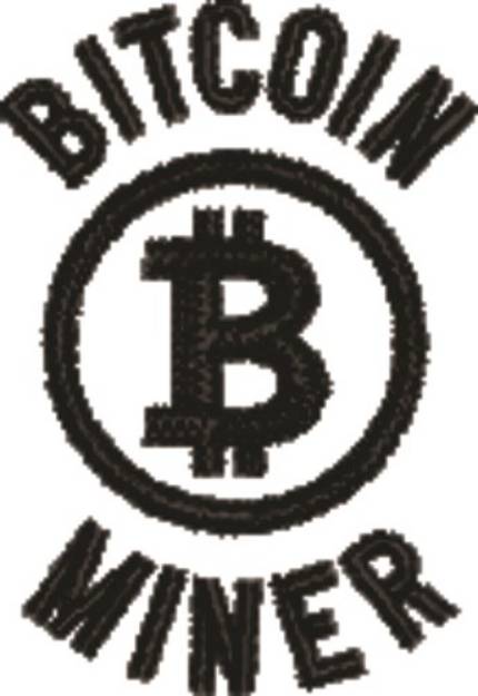 Picture of Bitcoin Miner Machine Embroidery Design