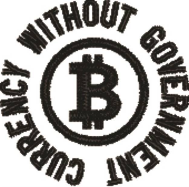 Picture of Bitcoin Currency Machine Embroidery Design