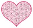 Picture of Heart Waves Machine Embroidery Design