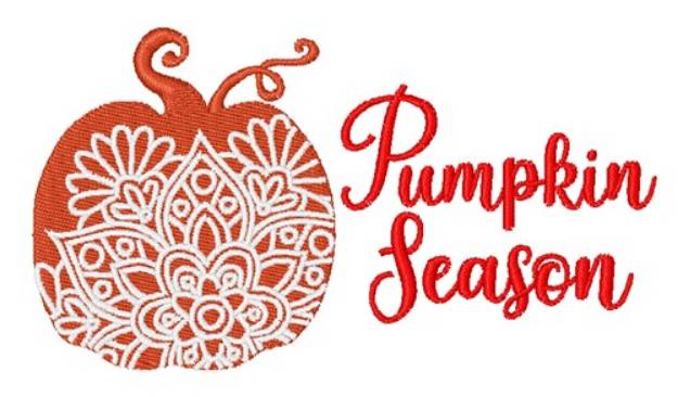 Picture of Pumpkin Season Machine Embroidery Design
