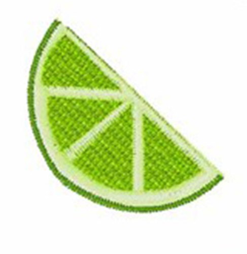Lime Slice Wedge Machine Embroidery Design