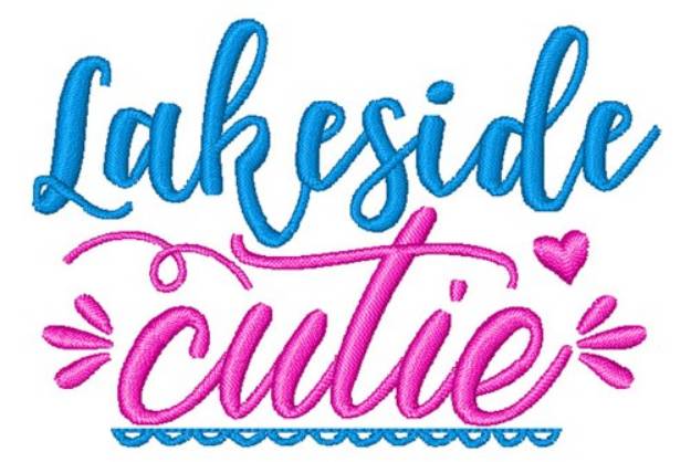 Picture of Lakeside Cutie Machine Embroidery Design