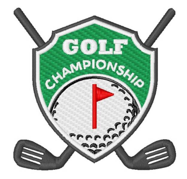 Picture of Golf Championship Machine Embroidery Design