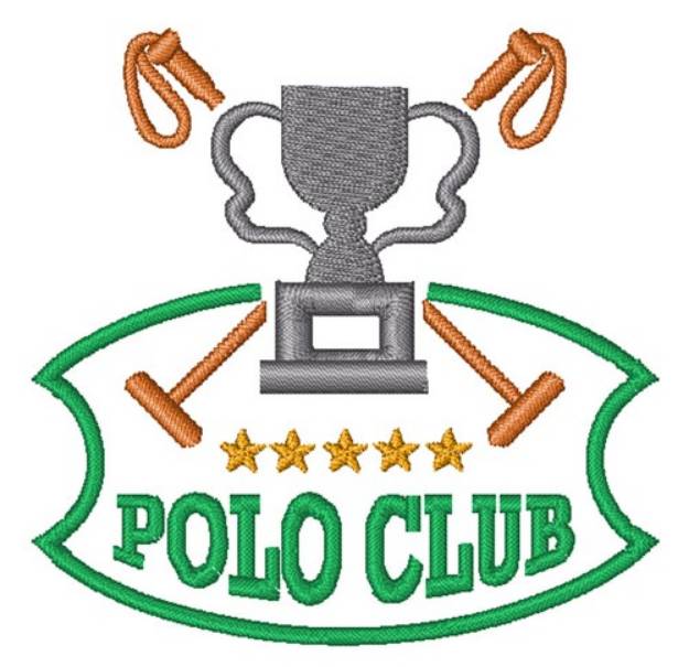 Picture of Polo Club Machine Embroidery Design