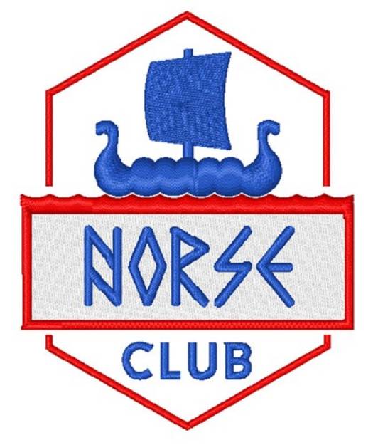 Picture of Norse Club Machine Embroidery Design