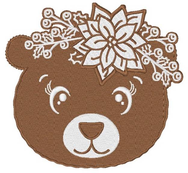 Picture of Bear Head Machine Embroidery Design