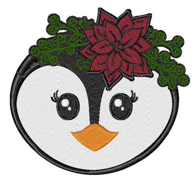 Picture of Christmas Penguin Machine Embroidery Design