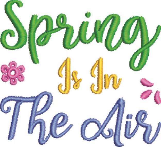 Picture of Spring In The Air Machine Embroidery Design