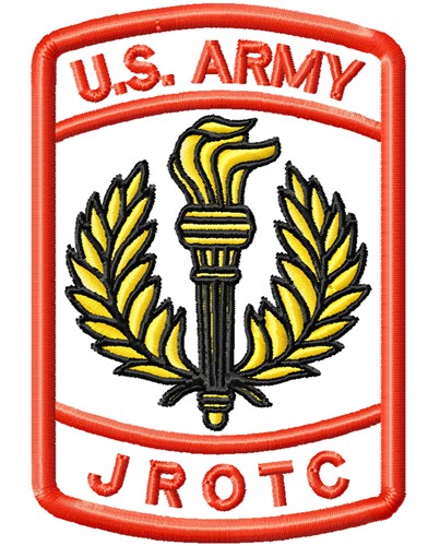 JROTC US Army Machine Embroidery Design