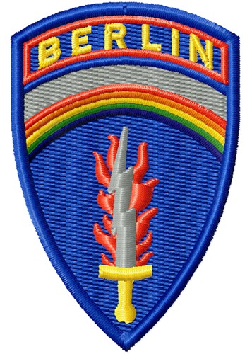 Berlin Brigade Insignia Machine Embroidery Design