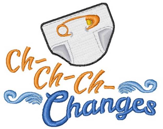 Picture of Ch Ch Ch Changes Machine Embroidery Design