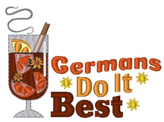 Picture of Germans Do It Best Machine Embroidery Design