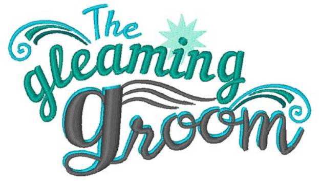 Picture of Gleaming Groom Machine Embroidery Design