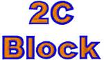 Picture of 2C Block Embroidery Font