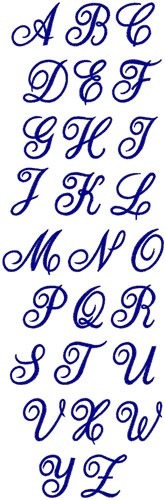 Elegant Monogram Embroidery Font | Classification embroidery fonts by ...