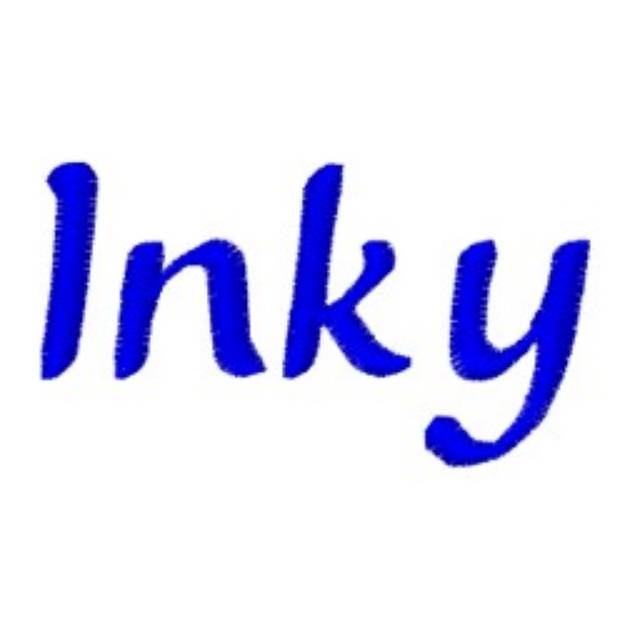 Picture of Inky Fonts Embroidery Font