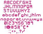 Picture of Mysteron Fonts Embroidery Font