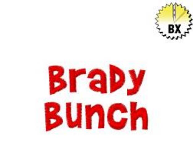 Picture of Brady Embroidery Font