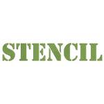 Picture of Stencil Embroidery Font