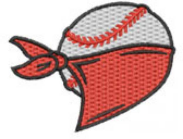 Picture of Bandits Baseball Machine Embroidery Design