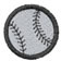 Baseball 22mm Machine Embroidery Design