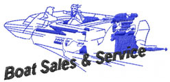 Boat Sales & Service Machine Embroidery Design