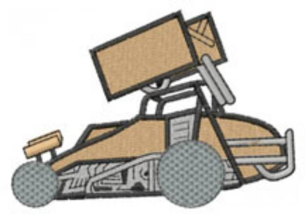 Picture of Dirt Racer Machine Embroidery Design