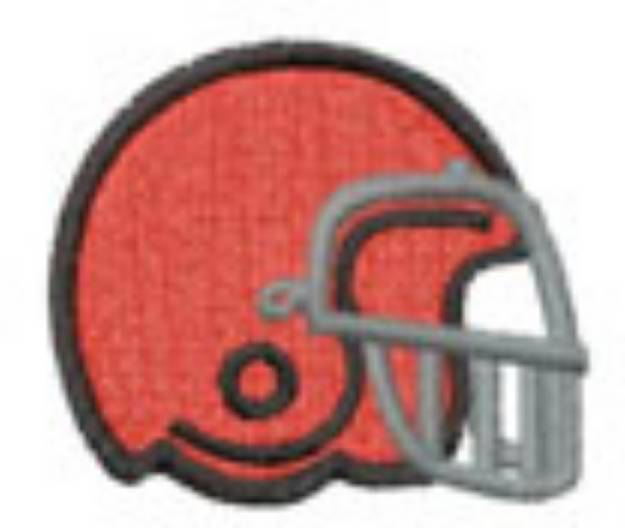 Picture of FOOTBALL HELMET Machine Embroidery Design