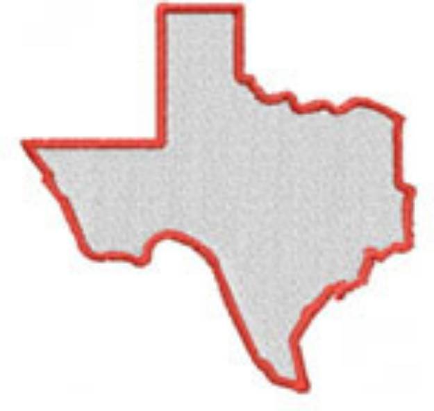 Picture of Texas 2c Machine Embroidery Design