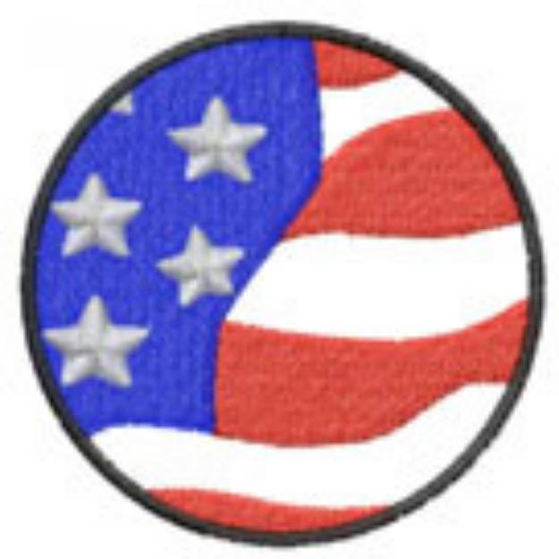 Picture of USA Machine Embroidery Design