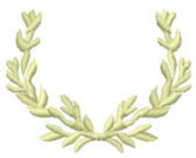 Picture of Laurel Wreath Machine Embroidery Design