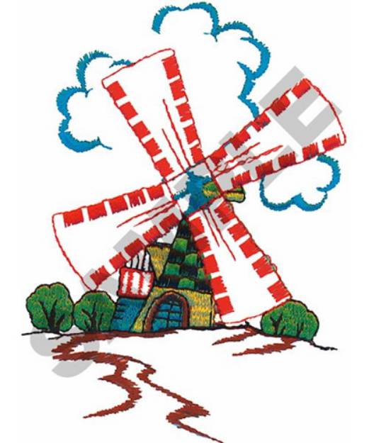 Picture of WINDMILL SCENE