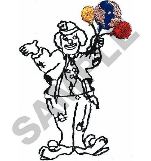 Picture of CLOWN OUTLINE