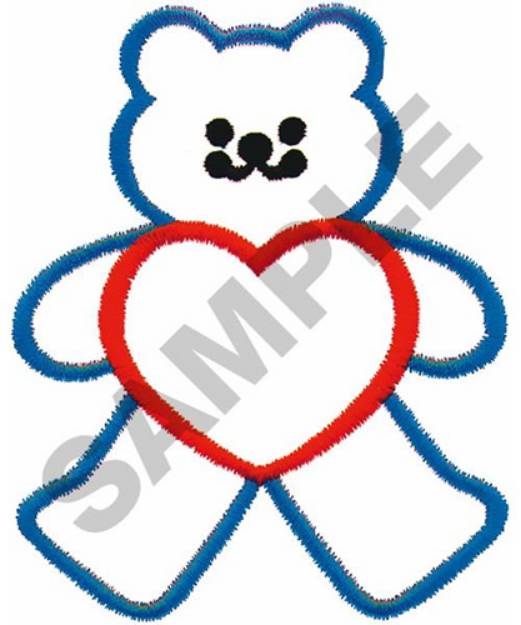 Picture of TEDDY BEAR W/ HEART