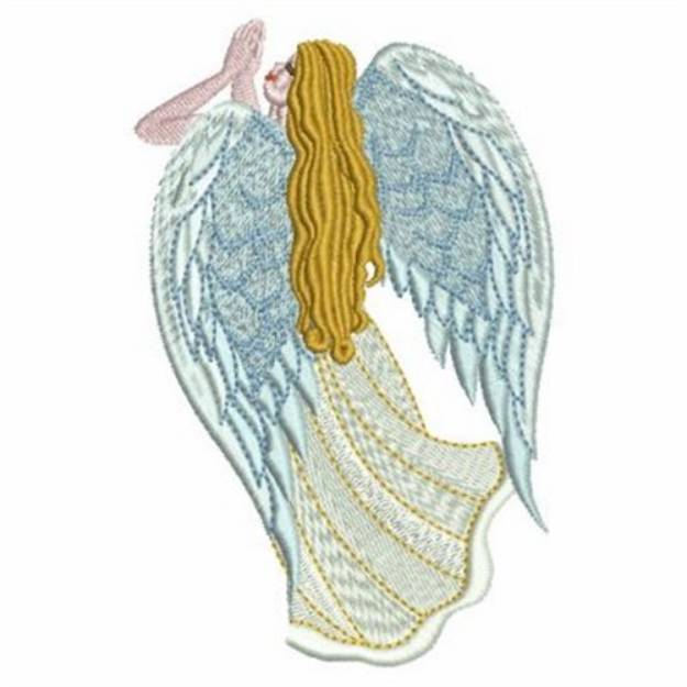 Picture of Praying Angel Machine Embroidery Design