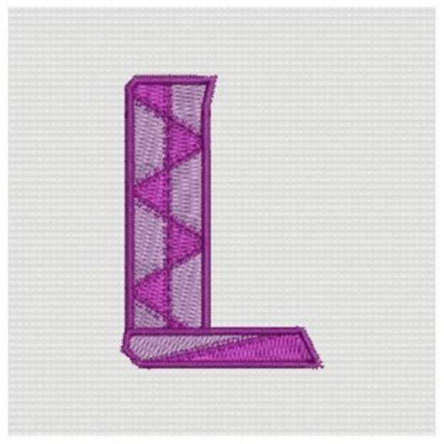 Picture of Decorative Letter L Machine Embroidery Design