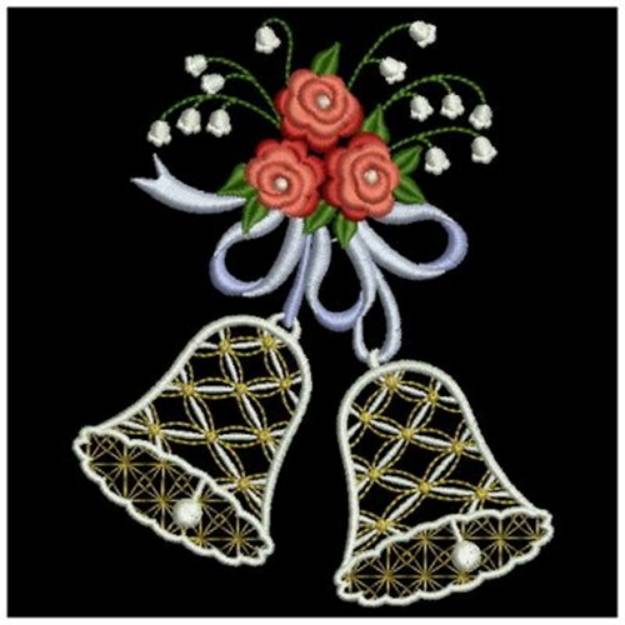 Picture of Wedding Bells Ringing Machine Embroidery Design