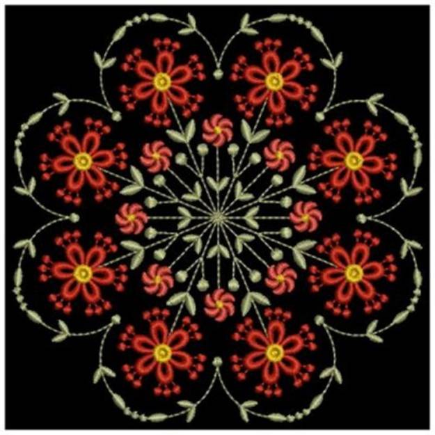 Picture of Fabulous Flower Quilt Machine Embroidery Design