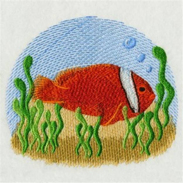 Fishing Worm Embroidery Design