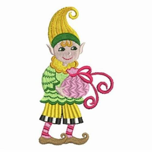 Picture of Cute Elf Machine Embroidery Design