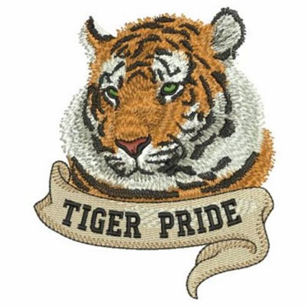 Picture of Tiger Pride Machine Embroidery Design