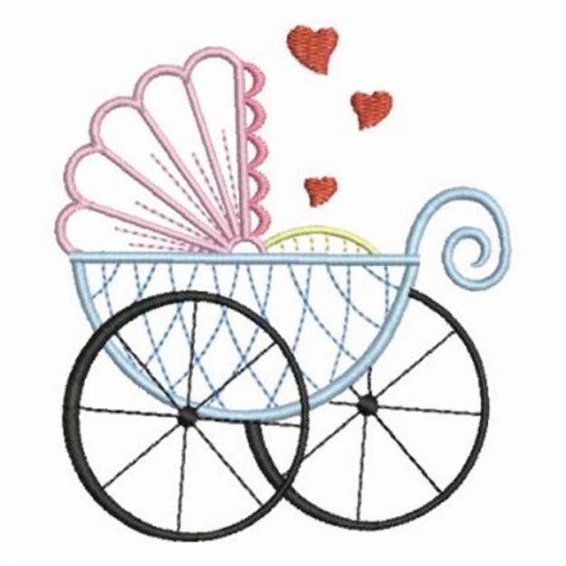 Picture of Baby Buggy Machine Embroidery Design