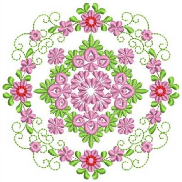 Floral Quilt Block Machine Embroidery Design | Embroidery Library at ...