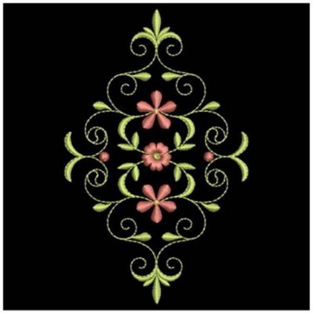 Picture of Floral Spray Machine Embroidery Design