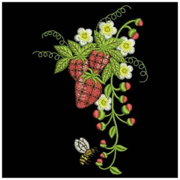 Picture of Strawberry Delight Machine Embroidery Design