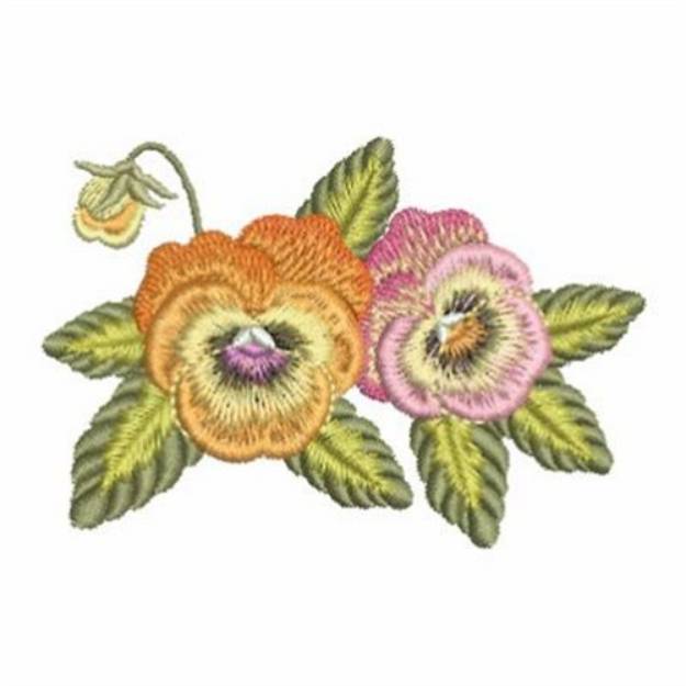 Pansies Machine Embroidery Design | Embroidery Library at ...