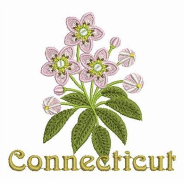 Picture of Connecticut State Flower Machine Embroidery Design