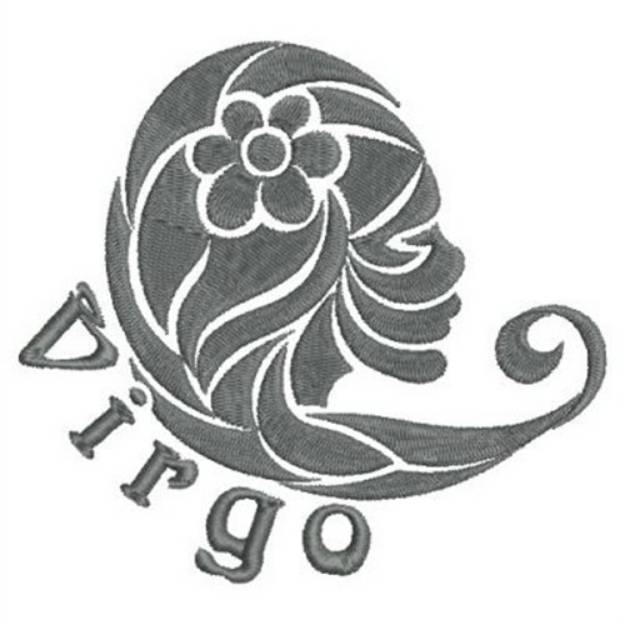 Picture of Tribal Virgo Zodiac Machine Embroidery Design