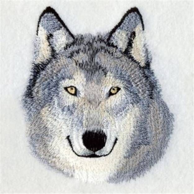 Picture of Wolf Head Machine Embroidery Design