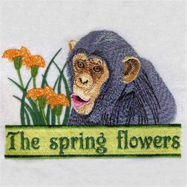 Picture of The Spring Flowers Machine Embroidery Design